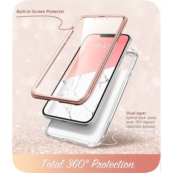 supcase cosmo iphone 14 plus / 15 plus marble zdjęcie 5