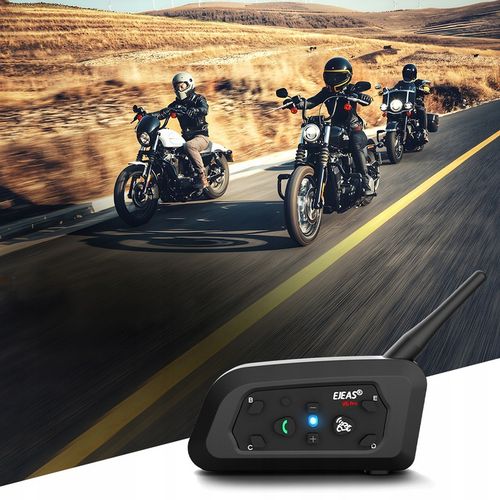 2X INTERKOM MOTOCYKLOWY EJEAS V6 PRO+ NOWA WERSJA 2025 IP67 1200M na Arena.pl