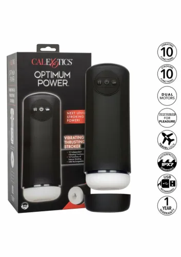 calexotics optimum power vibrating & thrusting stroker ipx7 usb na Arena.pl