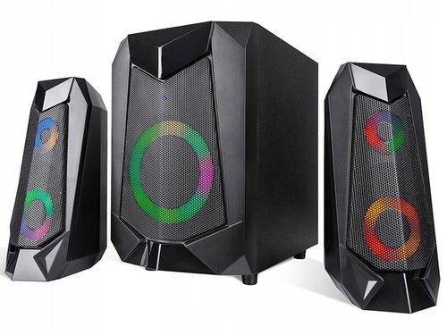 Zestaw głośników 2.1 Tracer Hi-Cube BT RGB Flow 20 W czarny na Arena.pl