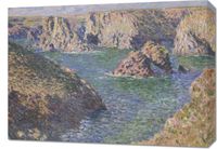 Obraz 70x50cm Port-Domois, Belle-Isle, Monet Vintage