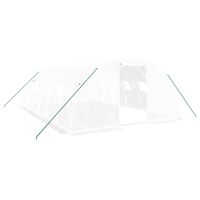 Szklarnia ze stalową ramą, biała, 24 m², 6x4x2 m