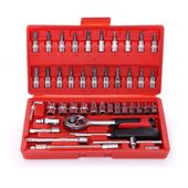 Zestaw narzędzi 46el. klucze nasadowe KD10525