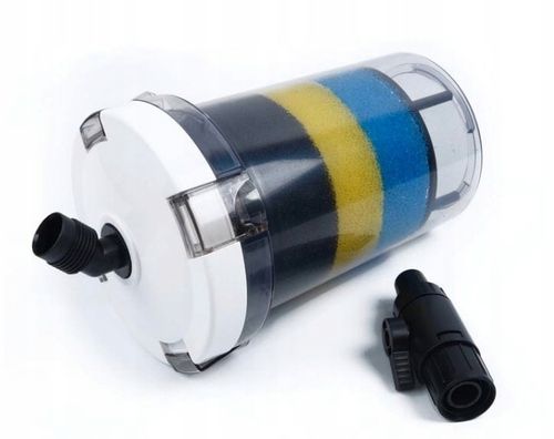 Duży PREFILTR ZEWNĘTRZNY EW-603 2,7L Do Akwarium Transparentny na Arena.pl