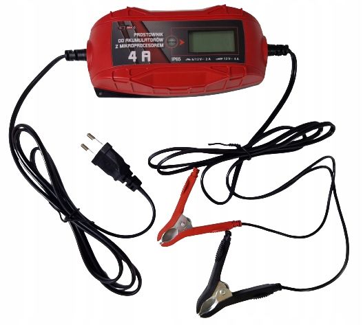 PROSTOWNIK ŁADOWARKA Z MIKROPROCESOREM 12V 6V 4A zdjęcie 1