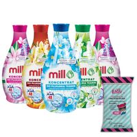 Mill Koncentrat Płyn do Płukania Tkanin Golden Mist Fresh Mix 6,5l +