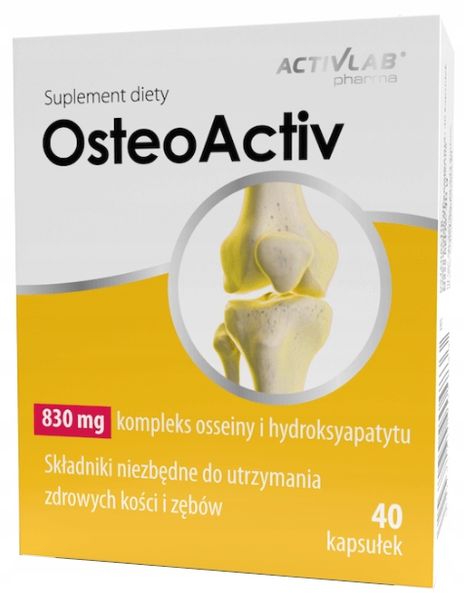 OsteoActiv Osseina 40 kaps. Activlab Pharma zdjęcie 2