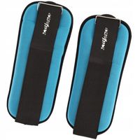 OBCIĄŻNIKI regulowane 2x1 kg na KOSTKI rzepy zestaw CIĘŻARKÓW nadgarstki