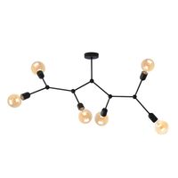 Lampa sufitowa 6xE27 ACRO BLACK