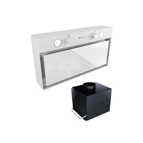 Okap kuchenny GLOBALO Fluxime 60.1 White + Turbina TW 1.2 na Arena.pl