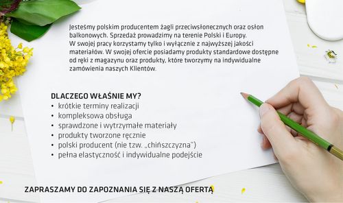 ŻAGIEL HDPE PRZECIWSŁONECZNY 7X7X7 na Arena.pl