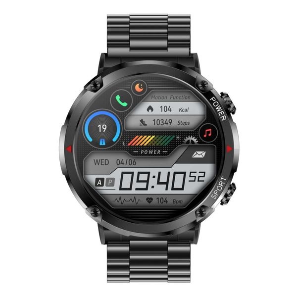 Smartwatch Gravity GT21-1+ Czarny Pasek Silikonowy zdjęcie 4