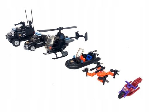 Klocki Sluban Konstruktor - Policja 469el. na Arena.pl