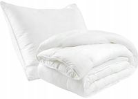 Kołdra Całoroczna Antyalergiczna 140x200 + Poduszka 70x80 Ciepła Miękka