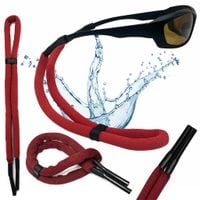 Pływający sznurek do okularów z regulacją - Bordowy