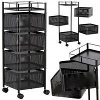 Wózek pomocnik stolik fryzjerski kosmetyczny spa do salonu na kółkach