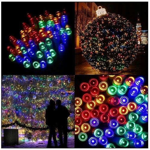 Lampki Światełka Choinkowe 500 LED MULTI KOLOR ZEWNĘTRZNE WEWNĘTRZNE MOCNE na Arena.pl