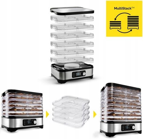 10w1 DUŻA Suszarka do Grzybów Owoców Yoer 450W INOX Timer +6 SIT+9 na Arena.pl