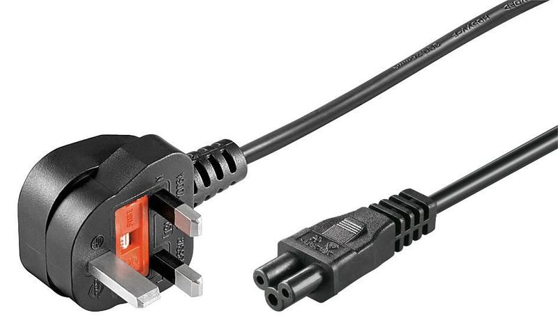 MicroConnect Power Cord UK - C5 1m Black zdjęcie 1