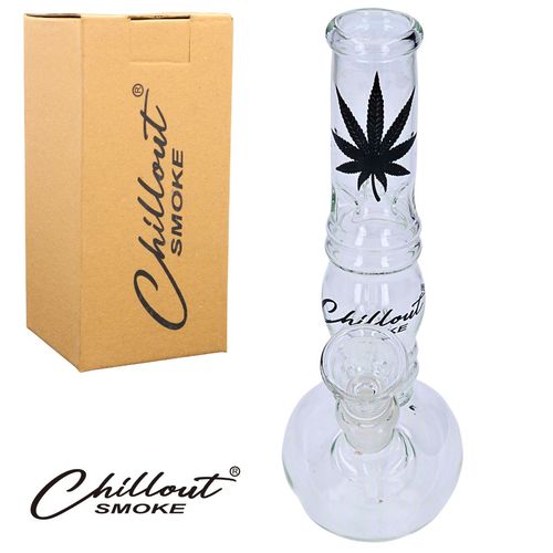 Bongo Szklane Chillout Smoke 18 cm Perkolator Lód Fajka Wodna Kolorowa na Arena.pl