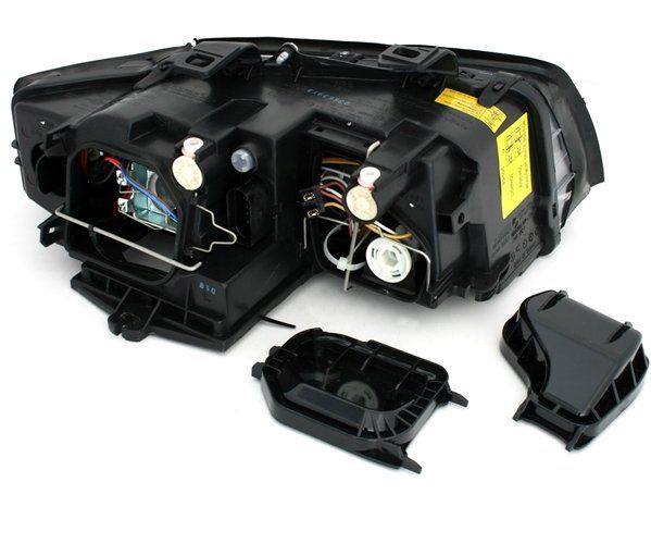 Lampy Reflektory AUDI A4 B6 Od 2000 Do 2004 Roku H7/H7 Soczewki DEPO NOWE zdjęcie 3