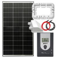 ZESTAW FOTOWOLTAICZNY 170W SOLARNY Z UCHWYTAMI MONTAŻOWYMI