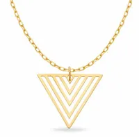 Złoty naszyjnik gwiazd 333 CELEBRYTKA TRÓJKĄT