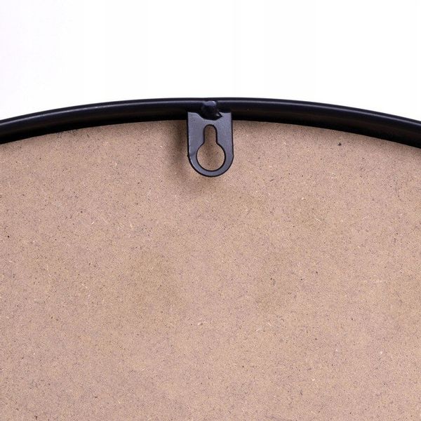 Lustro nowoczesne Sander 60 cm czarne zdjęcie 10