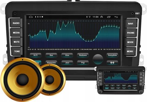 RADIO NAWIGACJA ANDROID VW PASSAT B6 B7 GOLF 5 6 TIGUAN TOURAN CADDY T5 T6 na Arena.pl