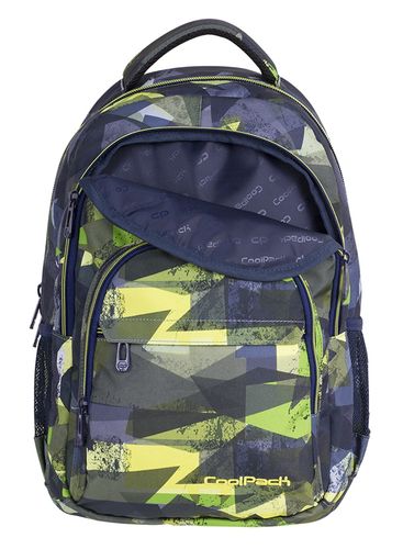 Plecak CoolPack BASIC PLUS zielone wzory geometryczne, LIME ABSTRACT (84574CP) na Arena.pl