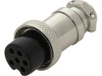 Wtyk CB mikrofonowy 6PIN na kabel