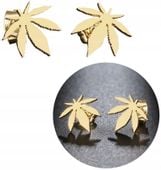 Kolczyki Pozłacane 18K Złote Ze Stali Chirurgicznej 316L