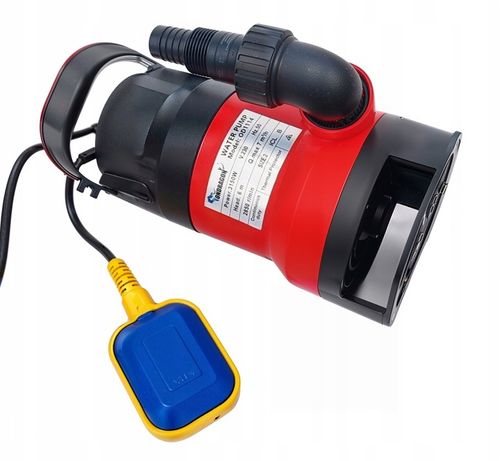 POMPA ZATAPIALNA DO WODY CZYSTEJ BRUDNEJ DESZCZÓWKI z PŁYWAKIEM 3150W mocna na Arena.pl