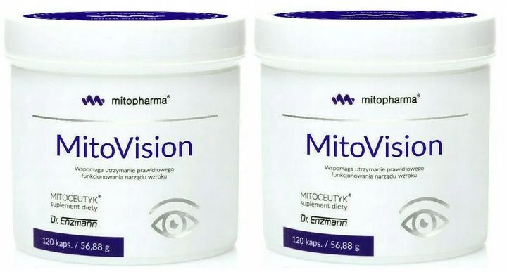 2 x MitoVision MSE Dr Enzmann 120 kapsułek Niemiecki zdjęcie 1