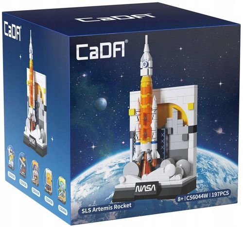 DUŻY ZESTAW KOSMICZNY KLOCKI KONSTRUKCYJNE CADA NASA WYSTAWA 1182 ELEMENTÓW na Arena.pl