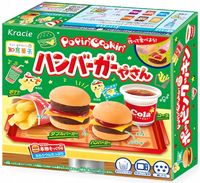 Japoński zestaw słodyczy DIY Popin Cookin Hamburger Kit 22g Kracie Japonia
