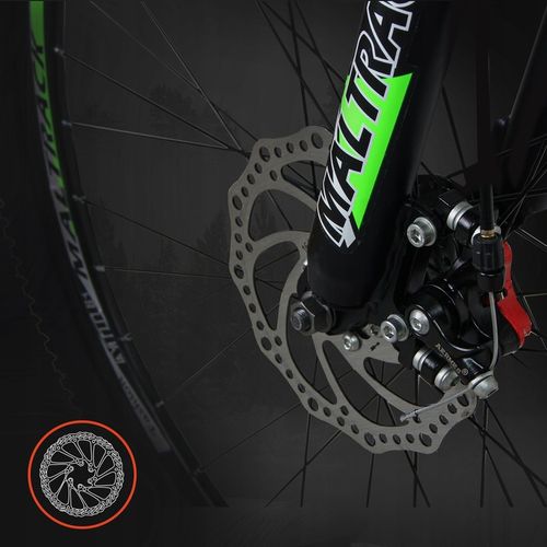 ROWER GÓRSKI MTB 26" SHIMANO 18 BIEGÓW HAMULCE TARCZOWE STALOWA RAMA 18,5" na Arena.pl