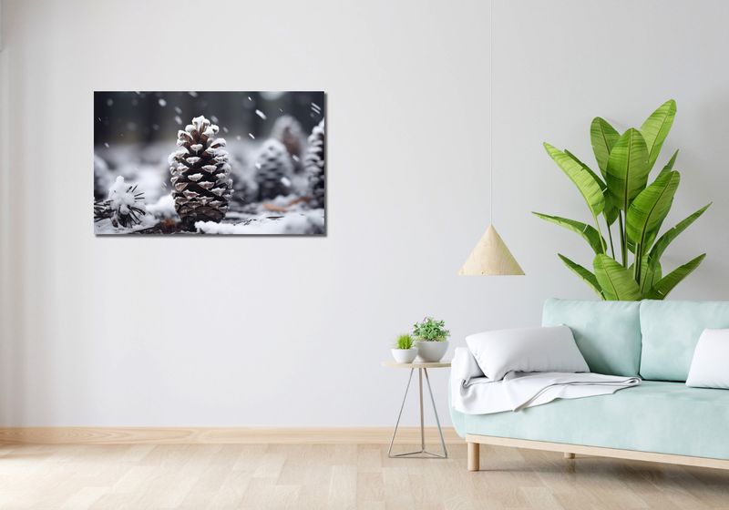 Obraz 100x60cm Zimowy Spokój zdjęcie 2