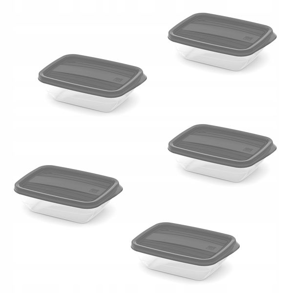 Curver Zestaw Pojemników Śniadaniowych 5 x 0,5L zdjęcie 1