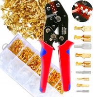 Zaciskarka praska konektorów zestaw samochodowych złączki 450 ELEMENTÓW