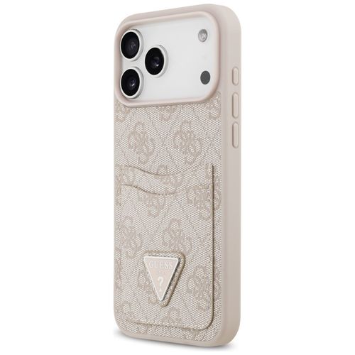 Etui Guess 4G Double Card Triangle do iPhone 17 Pro Max różowy na Arena.pl