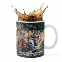 KUBEK CERAMICZNY 330ML DRUK - WŁOCHY PIĘKNE WIDOKI KRAJOBRAZ