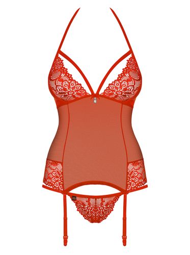 bielizna 838 cor 3 gorset i stringi  s/m na Arena.pl