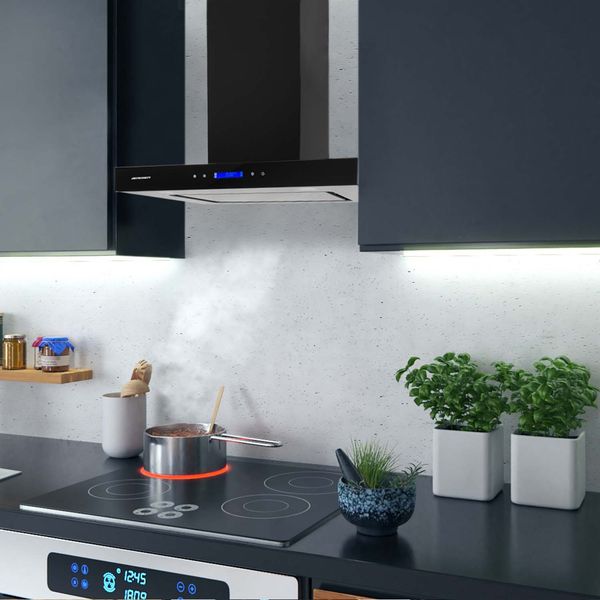 Okap kuchenny 60 cm czarny Berdsen BE-60E zdjęcie 7