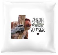 Poduszka z nosaczem -  Złodziej na 7 liter