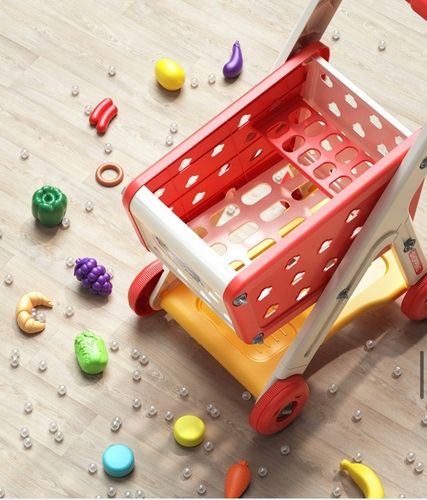 WÓZEK KOSZYK SKLEPOWY ZAKUPOWY STABILNY AKCESORIA PREZENT DLA DZIECI na Arena.pl