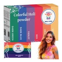 Kolorowy Proszek Holi Zestaw 6X100G Holi Cow 27335