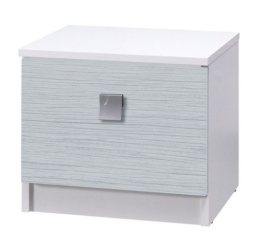 Komoda 3SZ LUX STRIPES - biała na Arena.pl