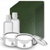 Zestaw naprawczy duży do pontonu PVC 2x klej + 10x