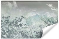 Fototapeta Do Sypiani DRZEWA Niebo Abstrakcja Beton Mur 315cm x 210cm